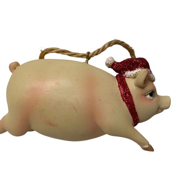 Flying Pig Christmas Ornament Holiday Decor - Picture 3 of 7